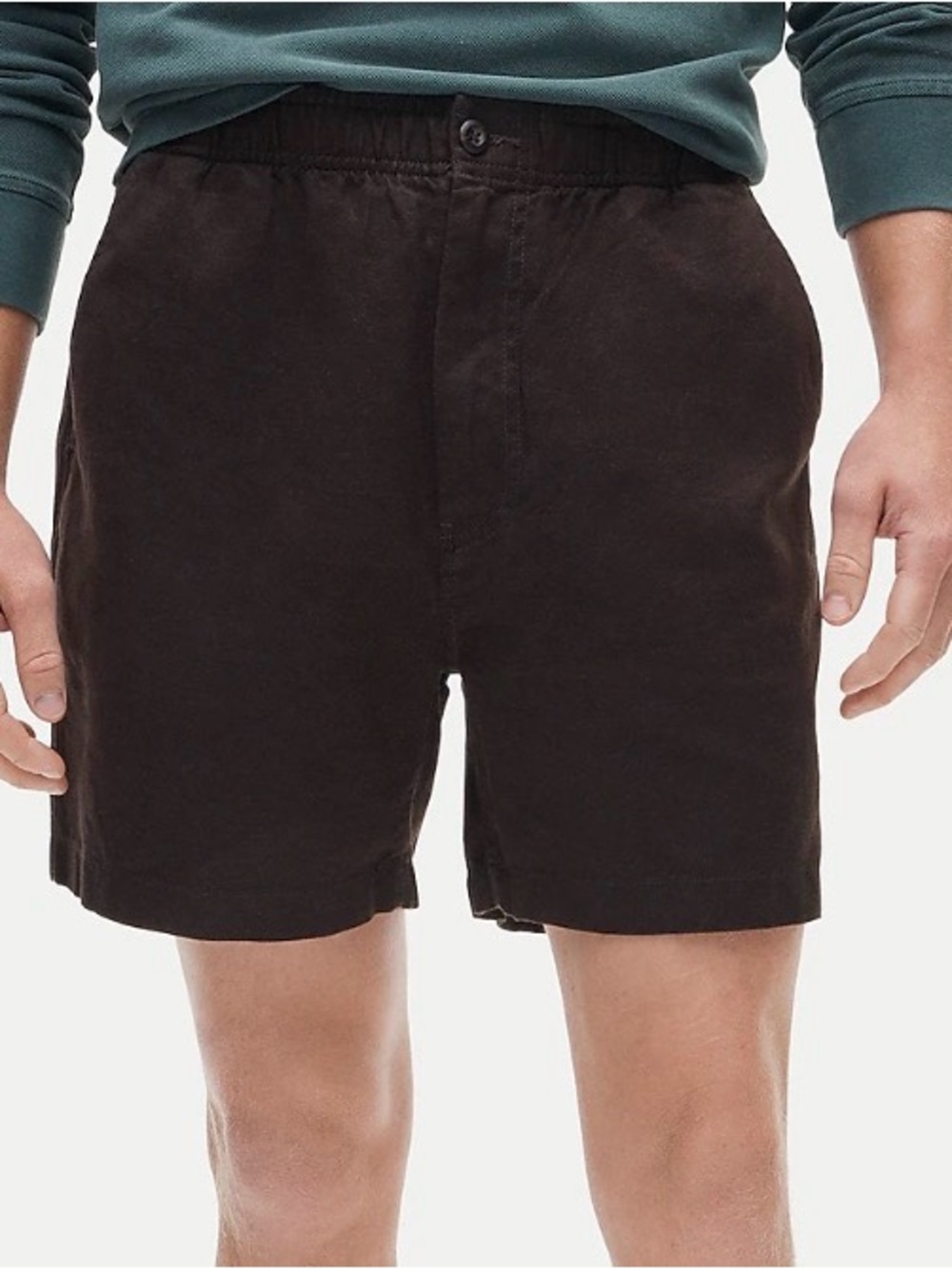 New! J.Crew 5.5'' Pier short in cotton-linen blend size medium men’s shorts